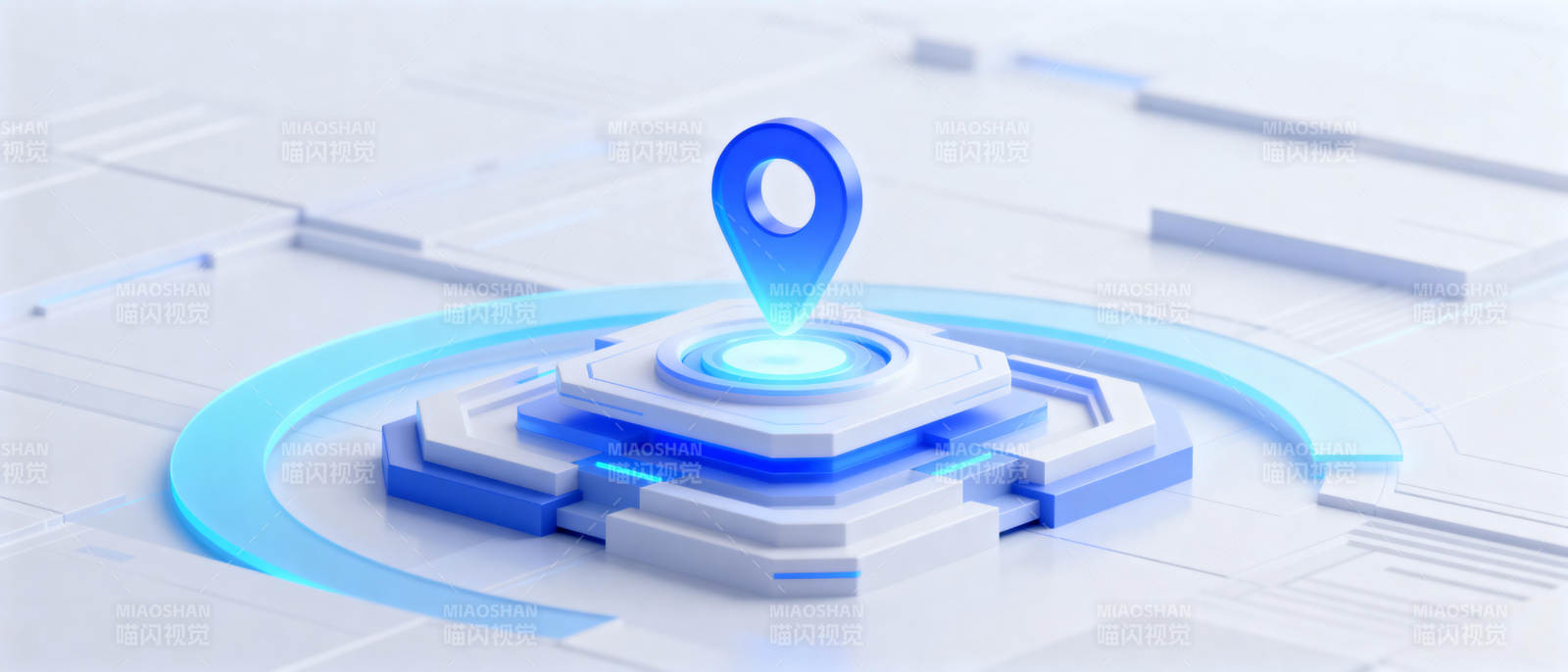 智能定位中心图片