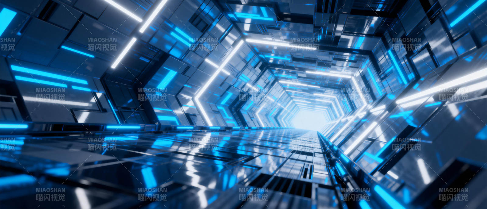 未来科技隧道图片