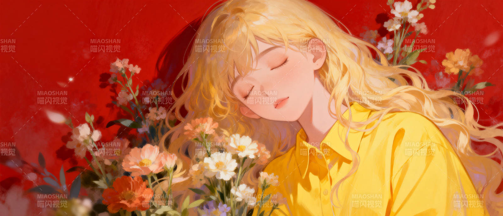 花间少女梦图片
