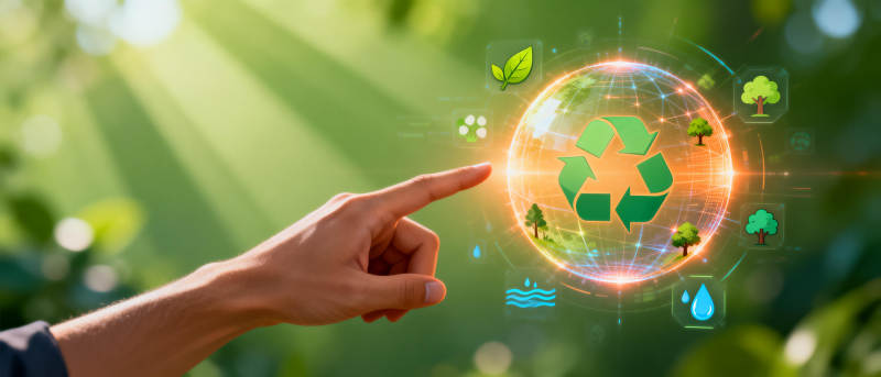 绿色地球 指尖守护图片