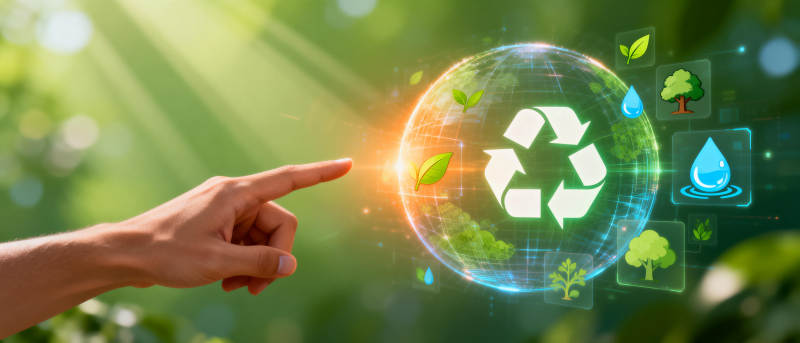 绿色地球 指尖未来图片