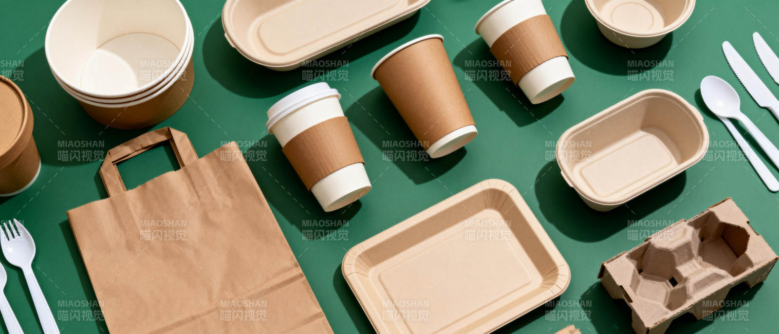环保餐具展示图片