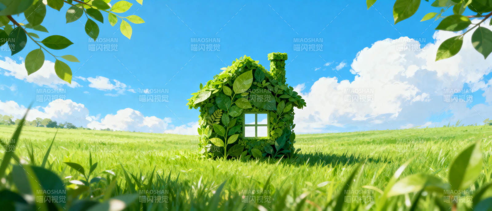 绿叶小屋田园梦图片