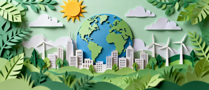 绿色地球 环保未来图片