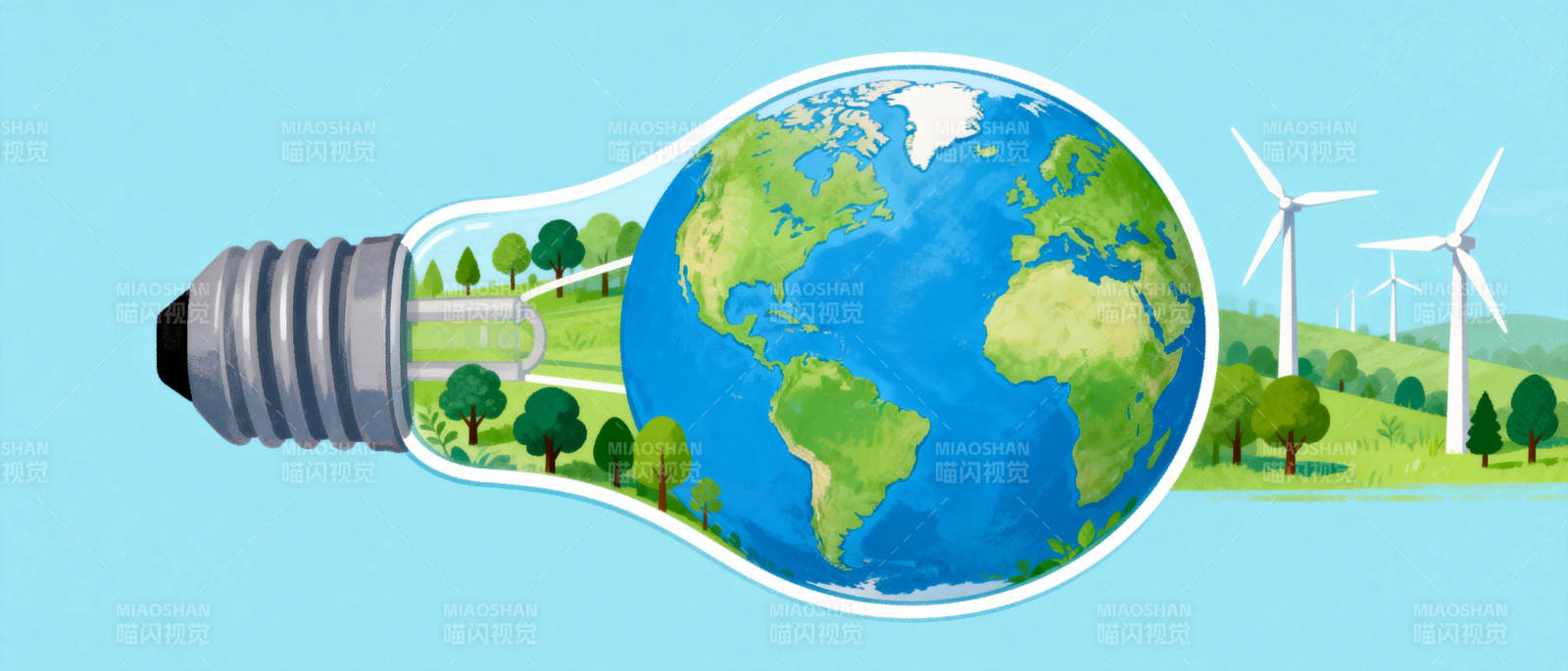绿色地球 节能未来图片