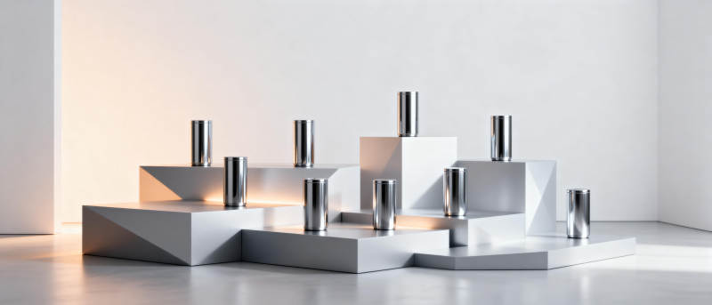 几何光影艺术装置图片