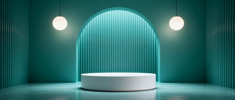 现代简约展示空间图片