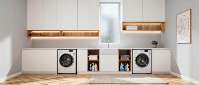 现代简约洗衣房图片