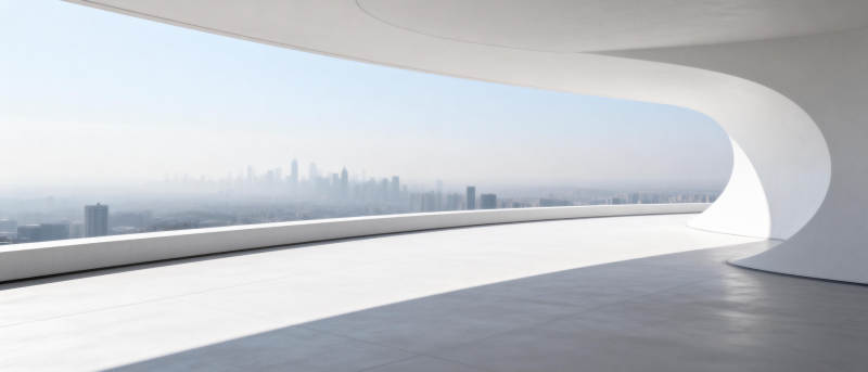 城市天际线观景台图片