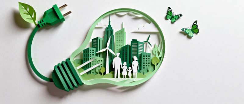 绿色能源城市图片