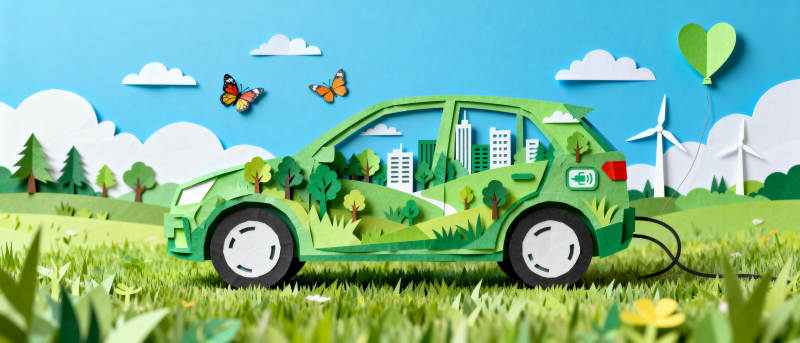 绿色出行 环保未来图片