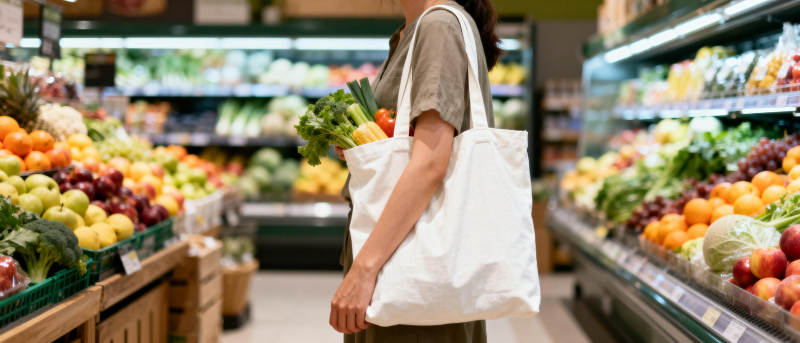 超市购物 健康生活图片