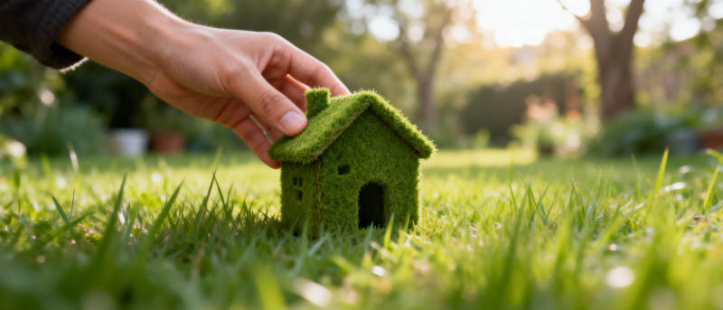 绿屋入草 手护自然图片