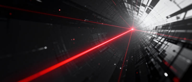 红光穿梭未来隧道图片