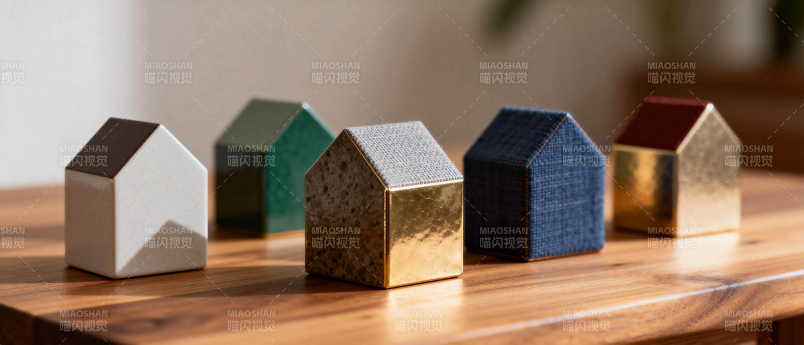 五彩小屋模型图片