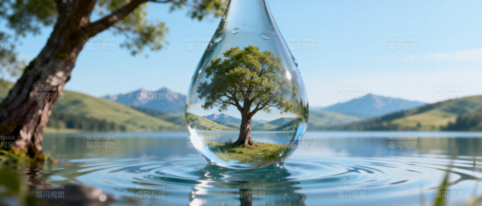 水滴中的世界图片