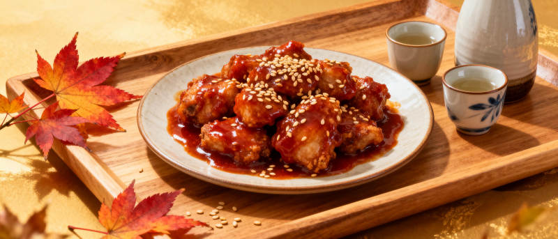 秋日美味鸡翅图片