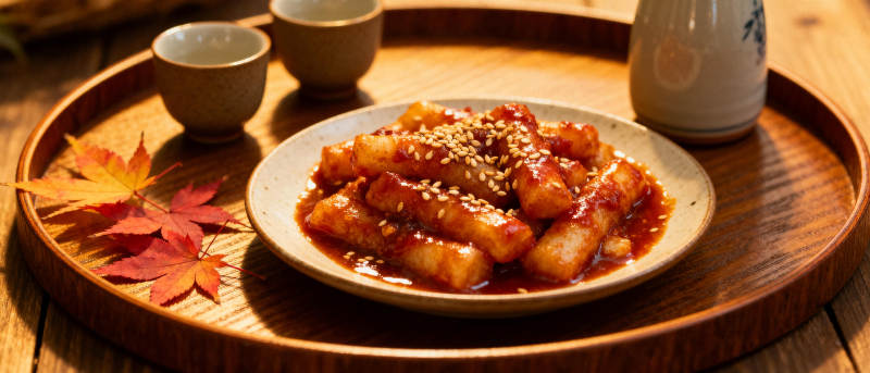 韩式辣炒年糕图片