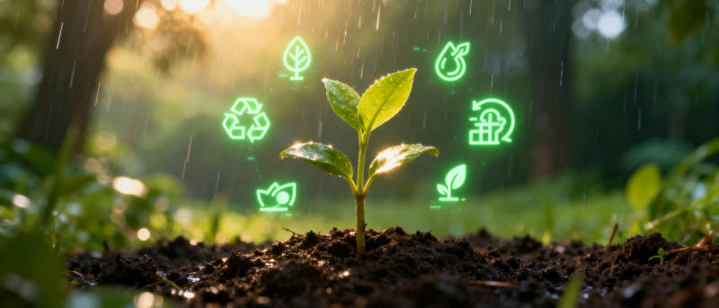 绿芽新生 环保共生图片