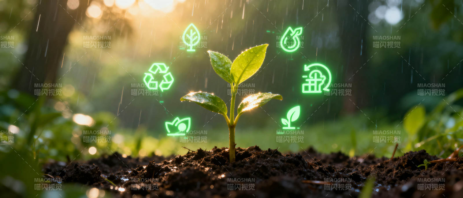 绿芽新生 环保共生图片