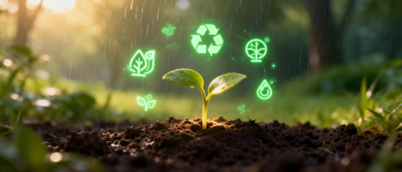 绿芽新生 环保共生图片