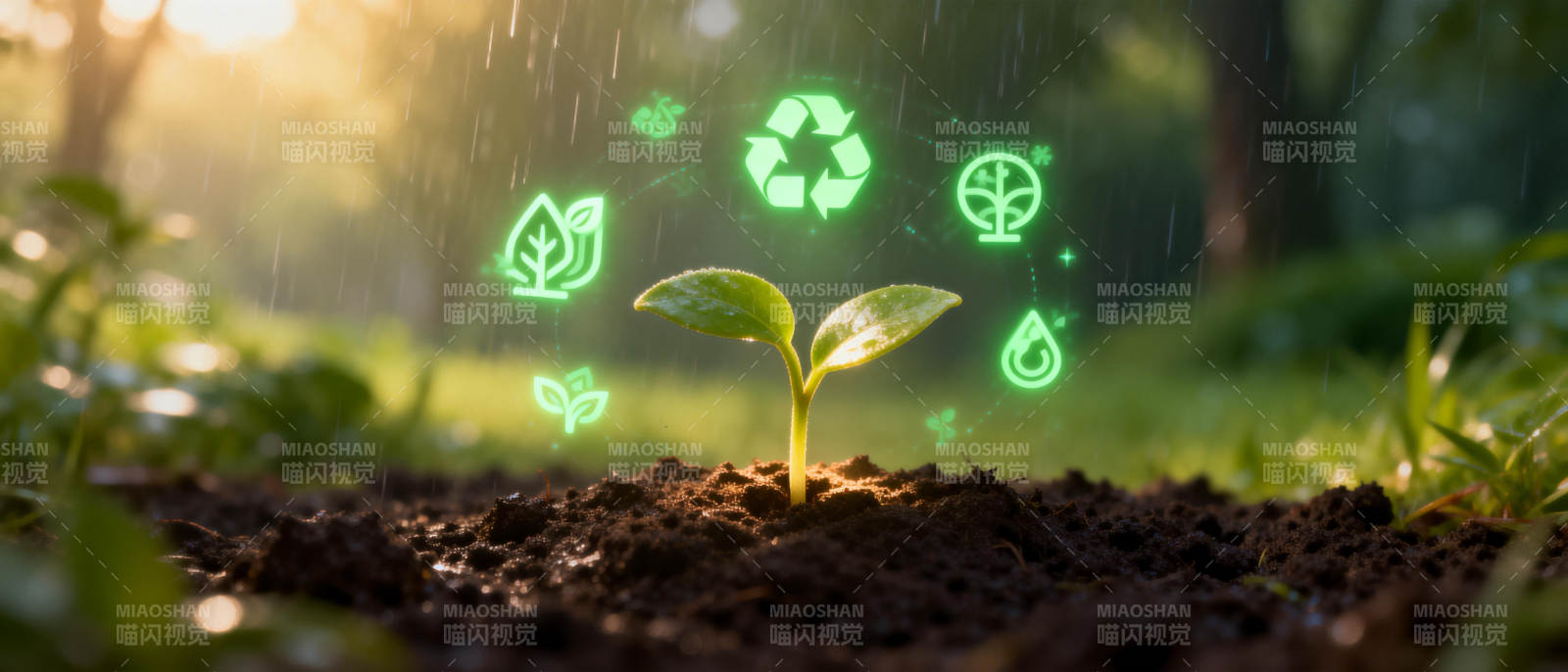 绿芽新生 环保共生图片