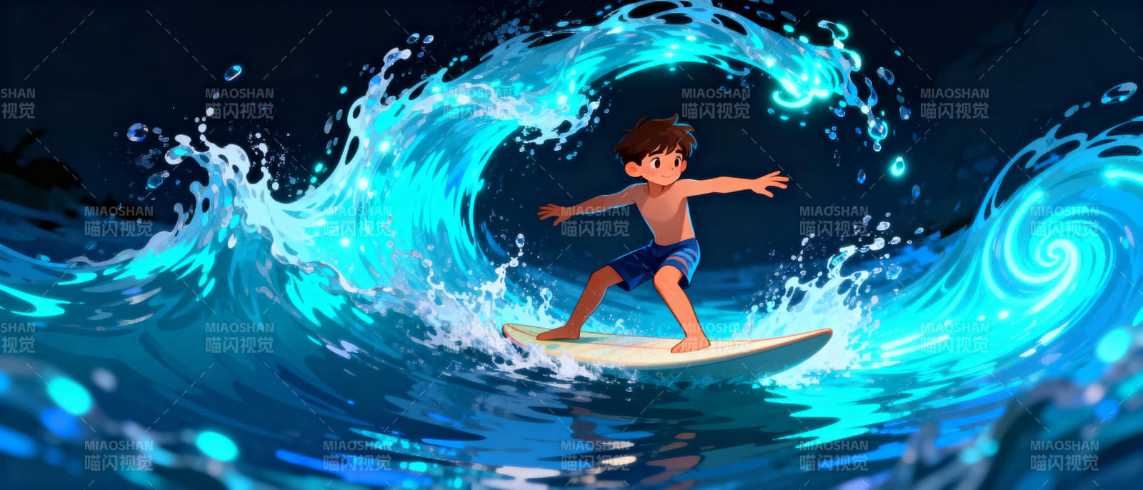 浪尖上的少年图片