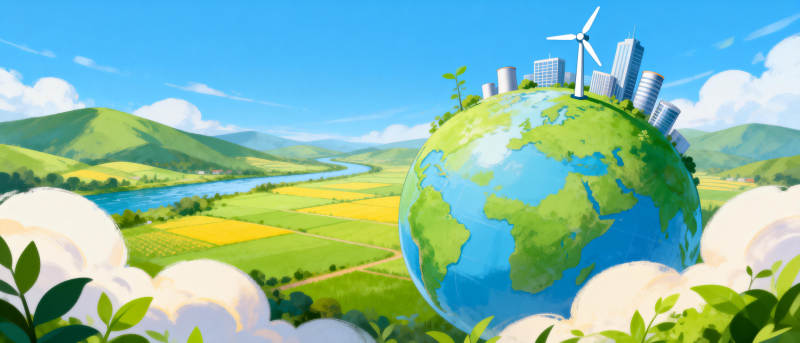 绿色地球 和谐共生图片