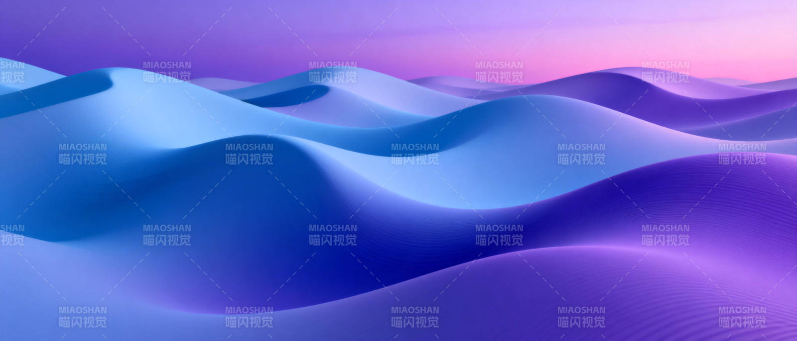 梦幻紫蓝沙丘图片