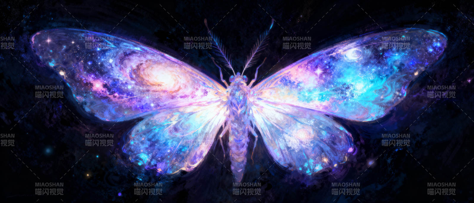 星河蝶影图片