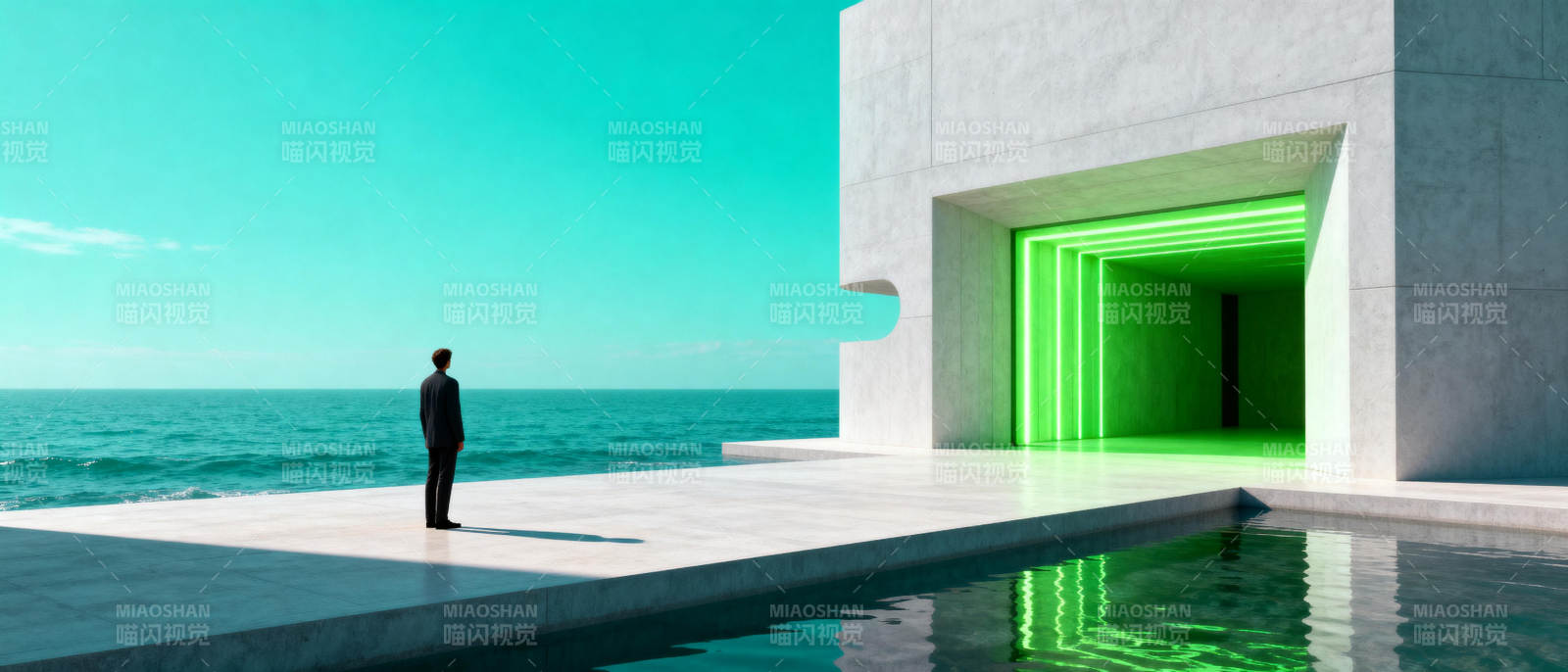 海景绿光建筑图片