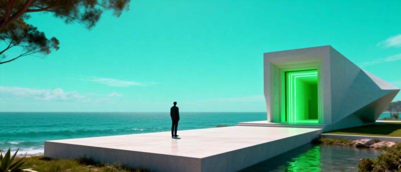 海景绿光建筑图片