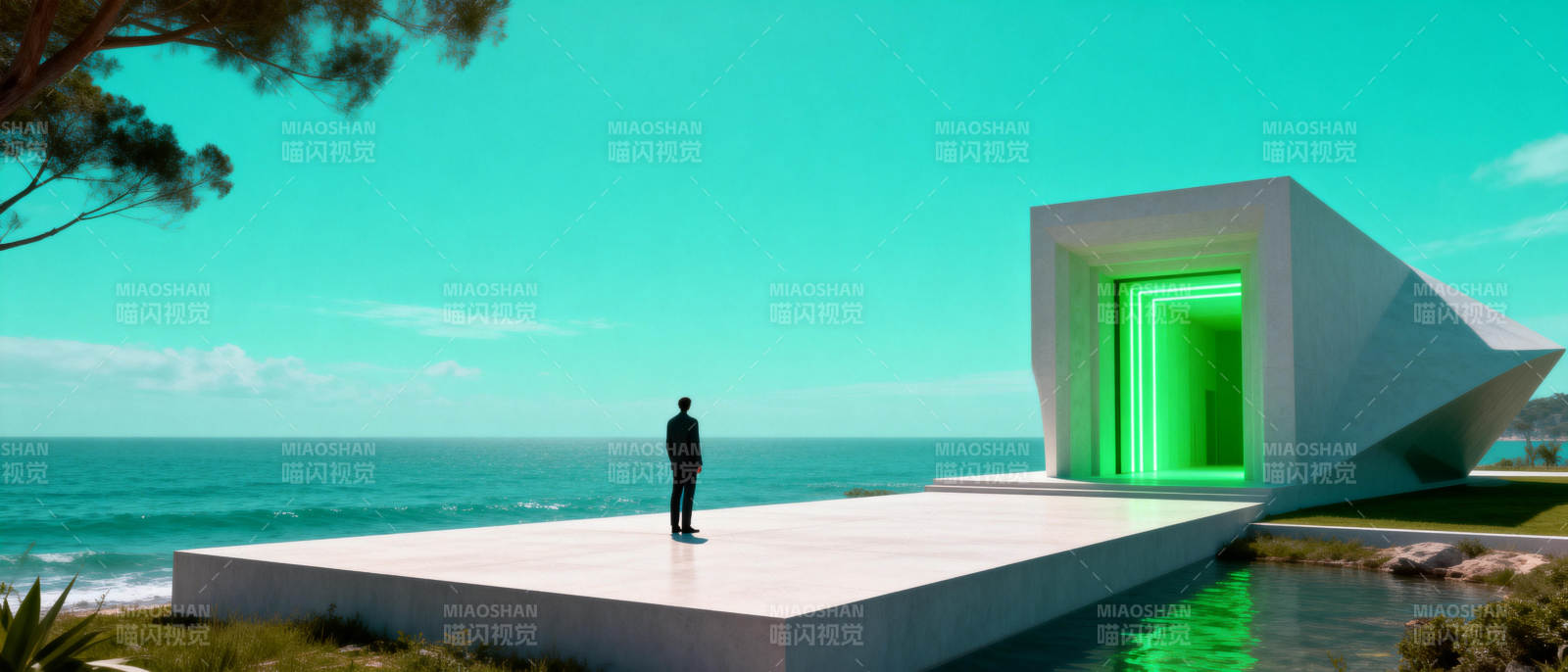 海景绿光建筑图片