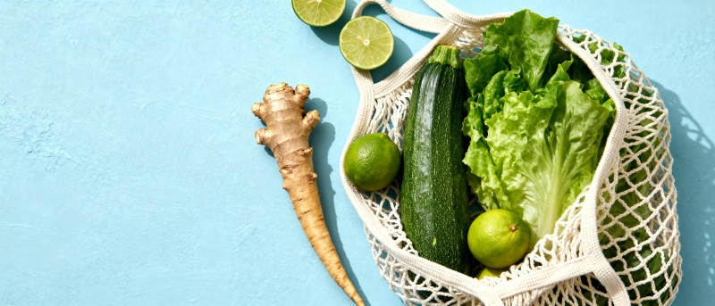 新鲜蔬果袋装图图片