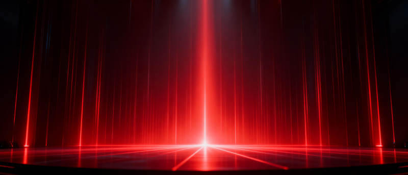 红光交汇 照亮未来图片