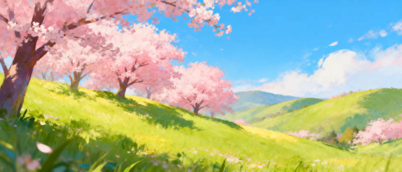 樱花春景图片