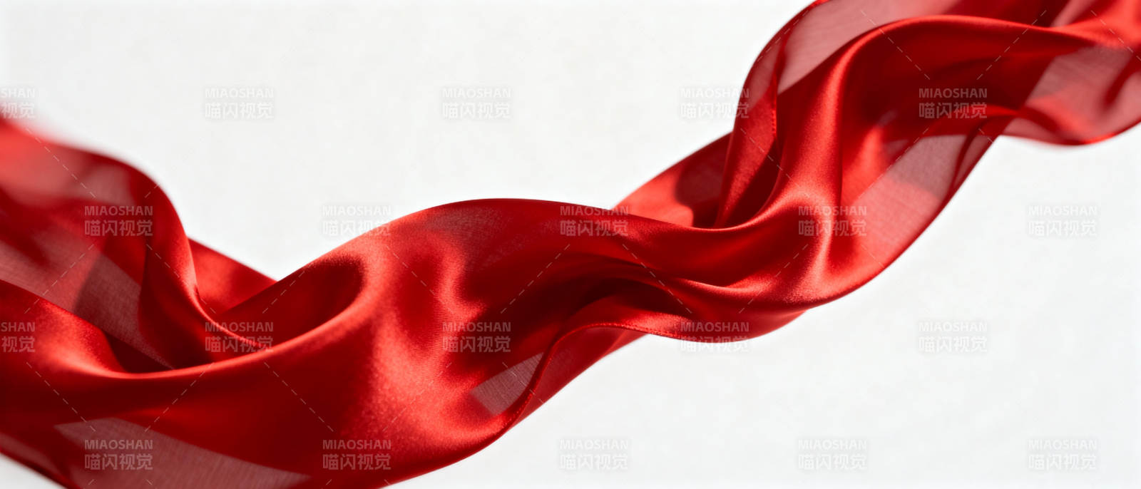 红绸飘舞图片