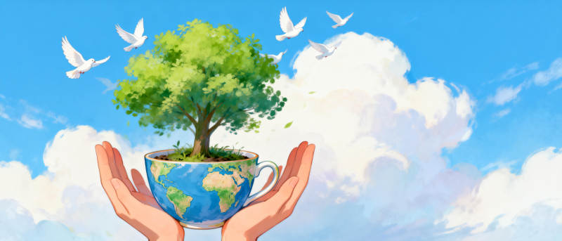 守护地球绿意图片