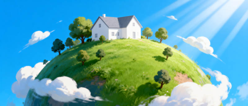 梦幻小屋在云间图片