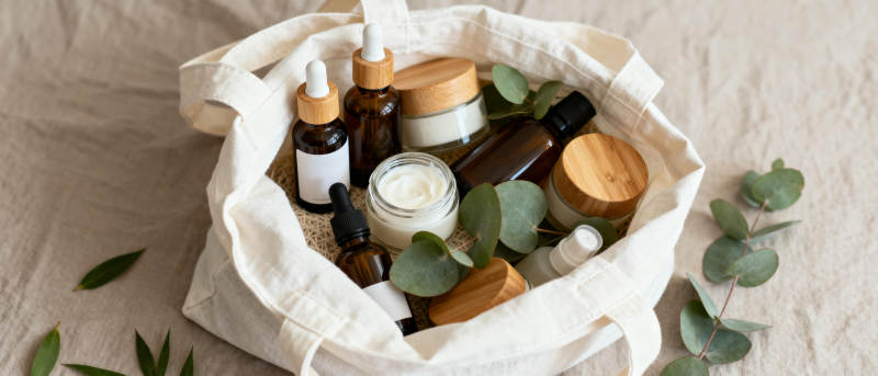 天然护肤套装图片