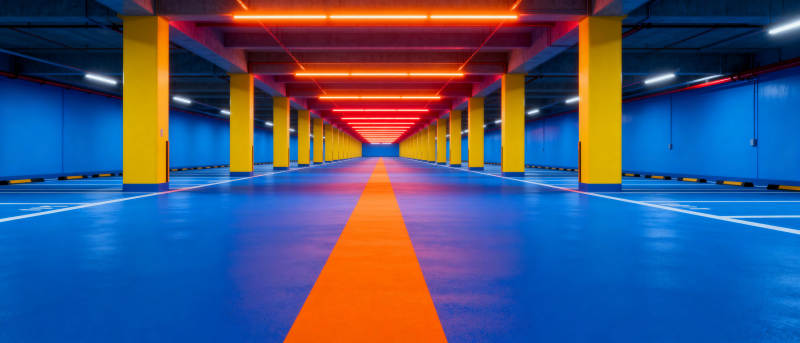 炫彩地下车库图片