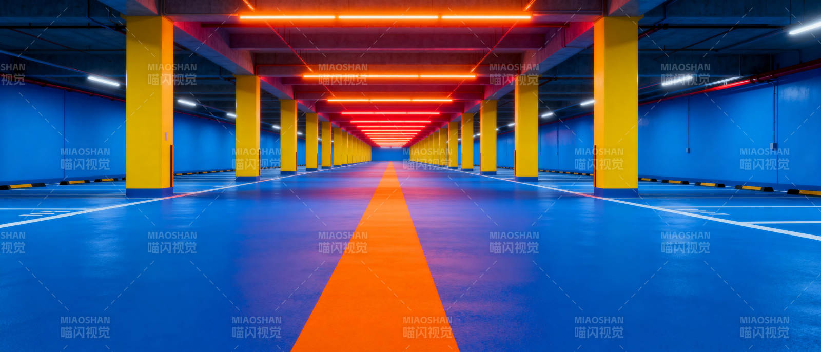 炫彩地下车库图片
