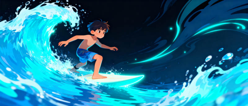 浪尖上的少年图片