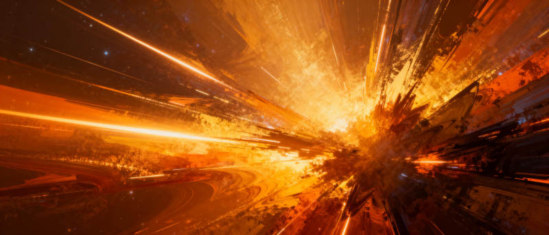 宇宙爆炸瞬间图片