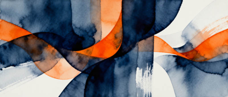 抽象水彩波纹图片