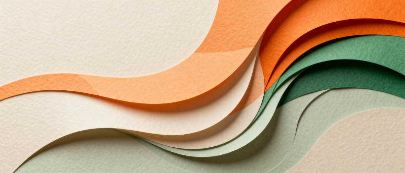 色彩波浪艺术图片