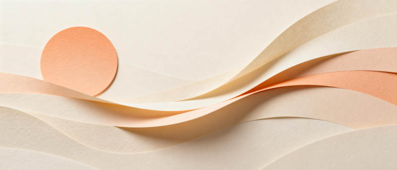 纸艺日出景观图片