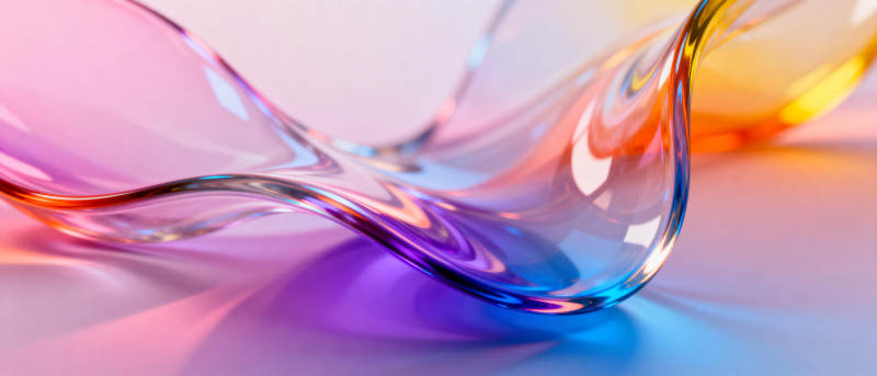 流光溢彩的玻璃艺术图片