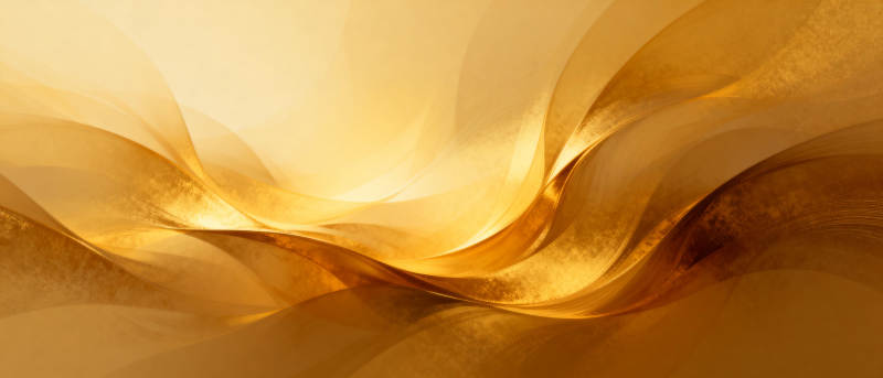 金色波浪艺术图片