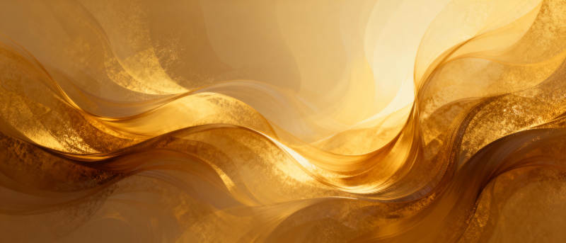 金色波浪艺术图片